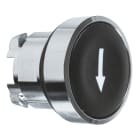 SCHNEIDER ELECTRIC - Testa pulsante diametro 22 - ad impulso - filoghiera - nera - freccia su