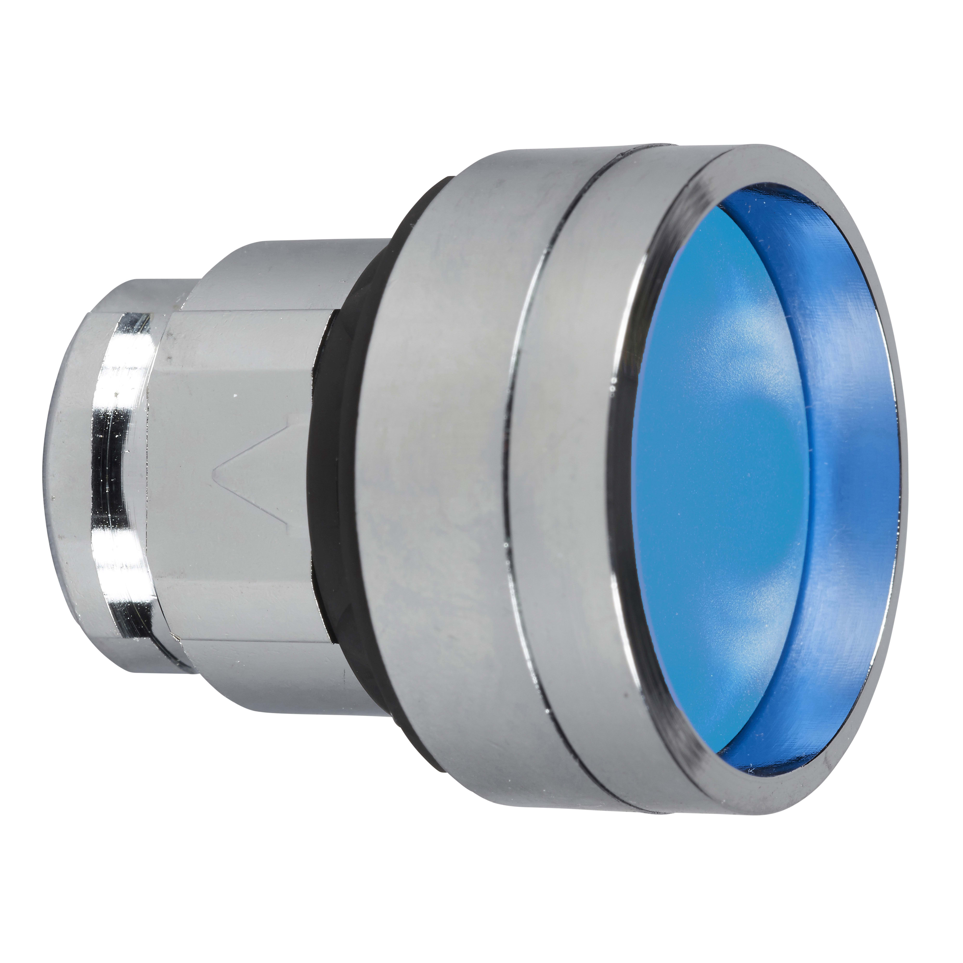 SCHNEIDER ELECTRIC - Testa pulsante diametro 22 - ad impulso - incassato - blu - senza marcatura