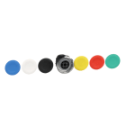 SCHNEIDER ELECTRIC - Testa pulsante diametro 22 - ad impulso - 6 colori - senza marcatura