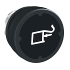 SCHNEIDER ELECTRIC - Testa pulsante - nero - con etichetta