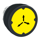 SCHNEIDER ELECTRIC - Testa pulsante - giallo - con etichetta