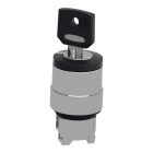 SCHNEIDER ELECTRIC - Testa selettore diametro 22 - 2 posiz. - chiave rossa - estraz.chiave a sx