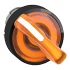 SCHNEIDER ELECTRIC - Testa selettore luminoso - 2 posiz. diametro 22 - arancione- per LED universale