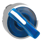 SCHNEIDER ELECTRIC - Testa selettore luminoso - 2 posiz. diametro 22 - blu- per LED universale