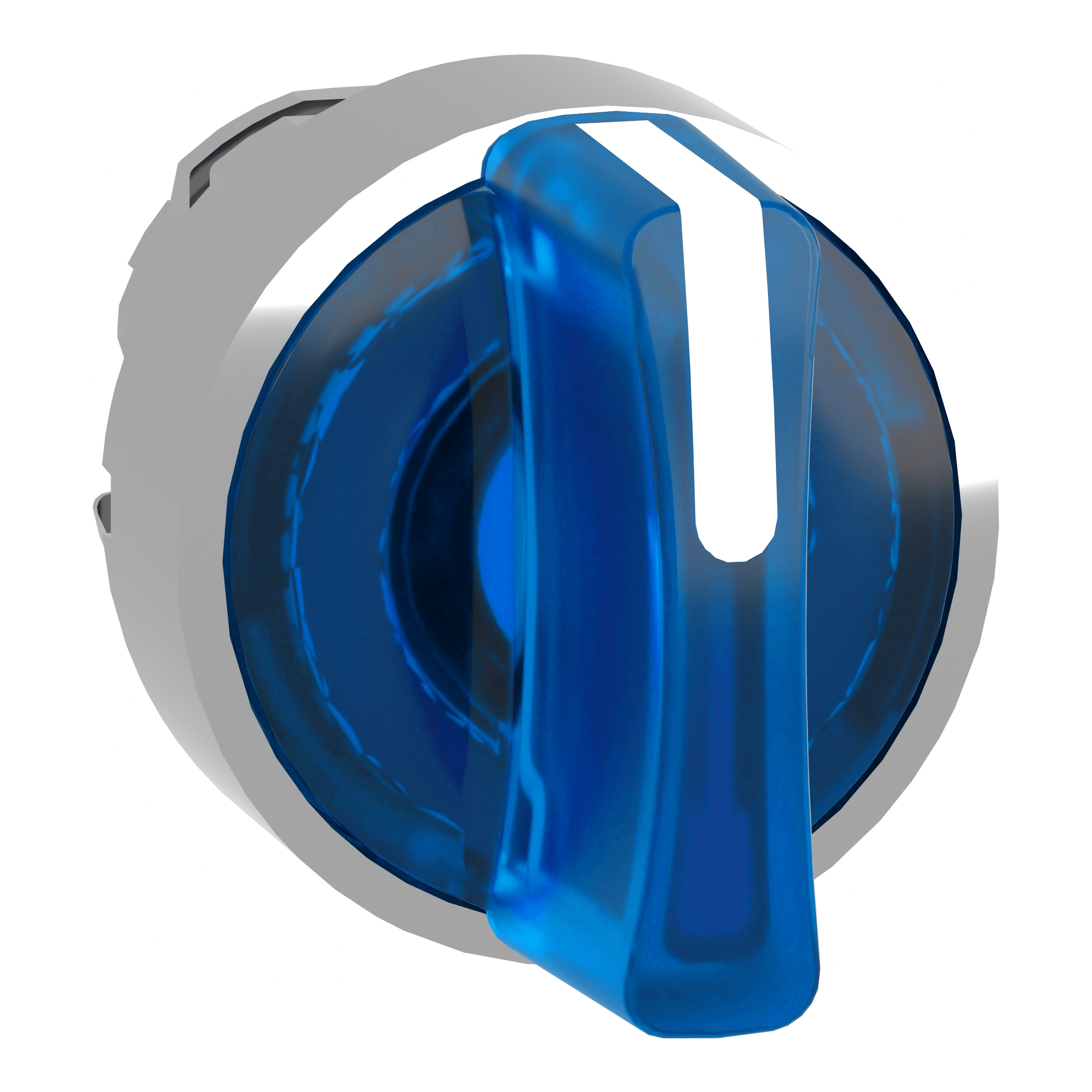 SCHNEIDER ELECTRIC - Testa selettore luminoso - 3 posiz. diametro 22 - blu- per LED universale