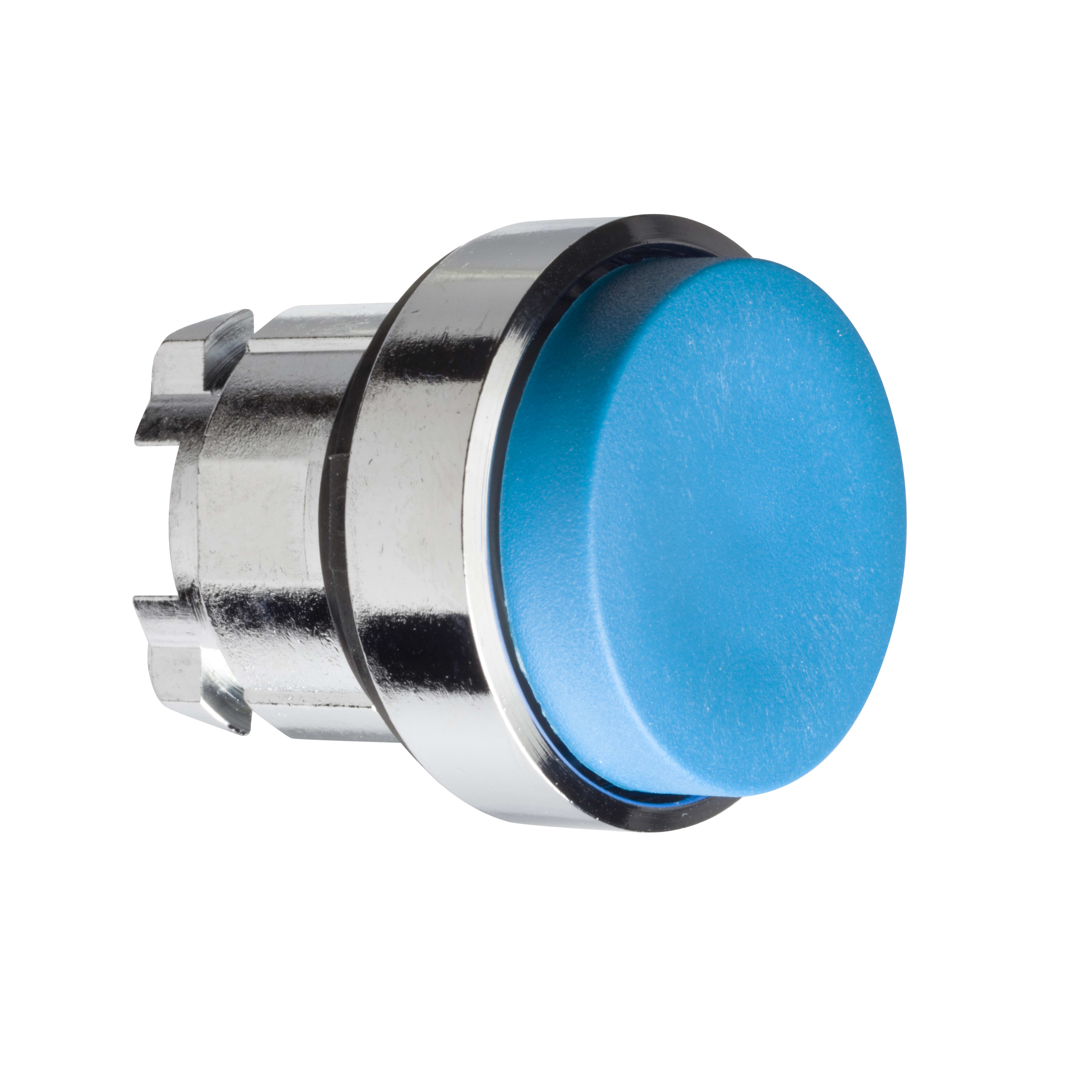 SCHNEIDER ELECTRIC - Testa pulsante diametro 22 - ad impulso - sporgente - blu - senza marcatura