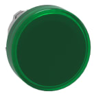 SCHNEIDER ELECTRIC - Testa lampada spia diametro 22 gemma liscia verde- per LED universale