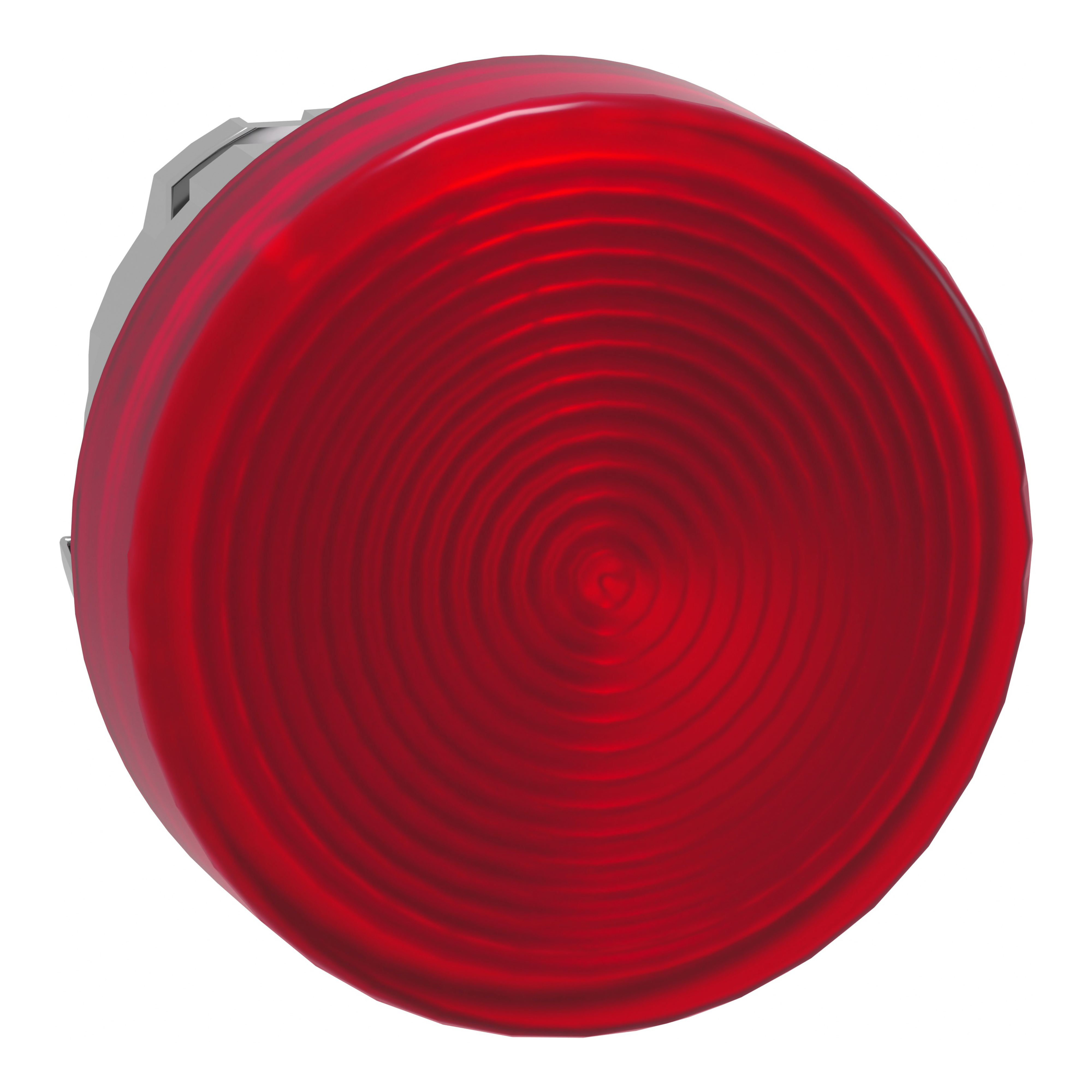 SCHNEIDER ELECTRIC - Testa lampada spia diametro 22 gemma striata rossa- per LED universale