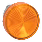 SCHNEIDER ELECTRIC - Testa lampada spia diametro 22 gemma striata arancione- per LED universale