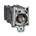 SCHNEIDER ELECTRIC - Corpo per pulsante luminoso diametro 22 - lampadina BA 9S 1NO+1NC