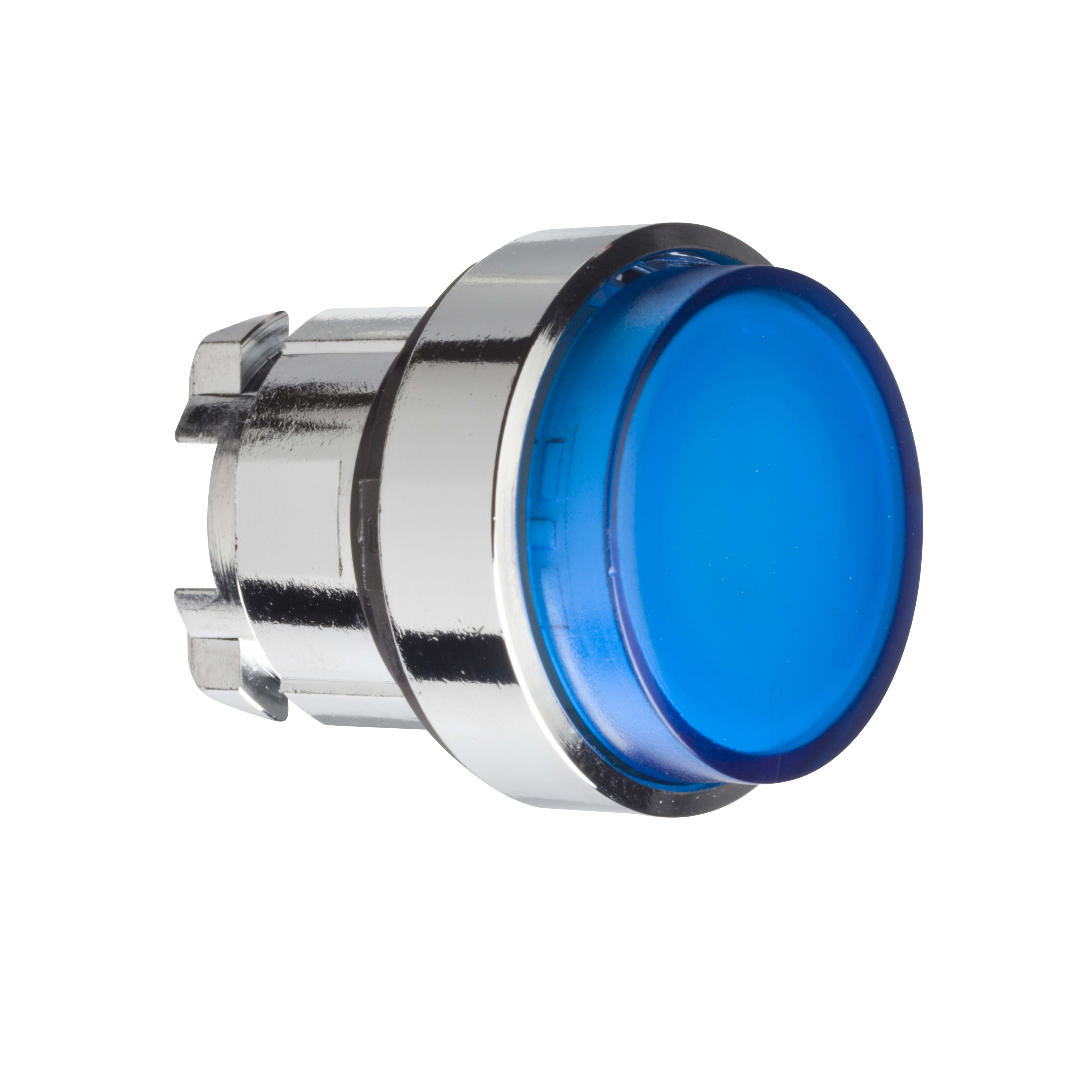 SCHNEIDER ELECTRIC - Testa pulsante luminoso diametro 22 - blu