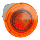 SCHNEIDER ELECTRIC - Testa pulsante a fungo luminoso diametro 40 - PREMERE-TIRARE diametro 22 - GIALLO- per LED universale