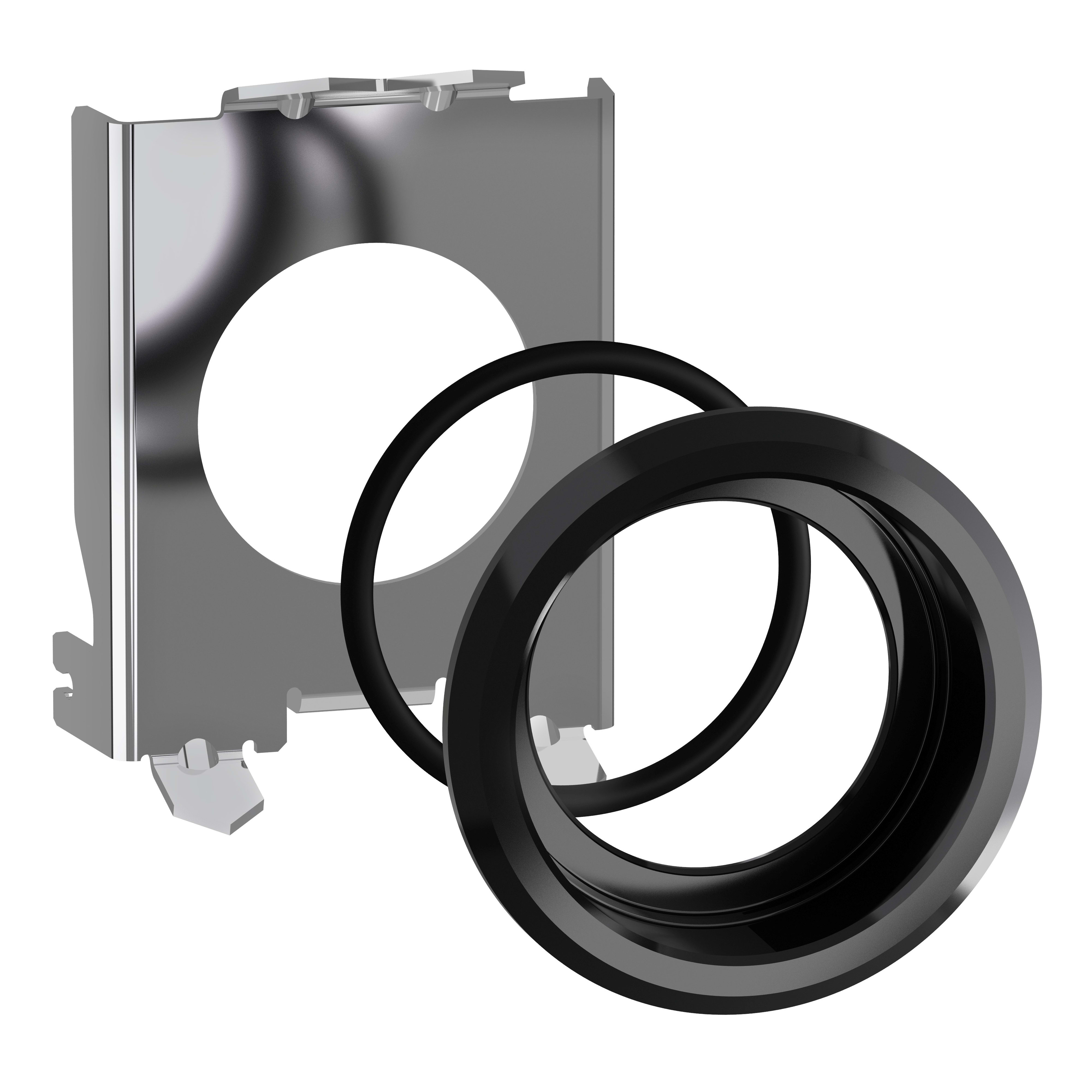 SCHNEIDER ELECTRIC - Kit filo pannello in metallo nero