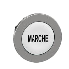 SCHNEIDER ELECTRIC - Testa pulsante bianco filopannello con marcatura MARCHE