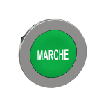 SCHNEIDER ELECTRIC - Testa pulsante verde filopannello con marcatura MARCHE