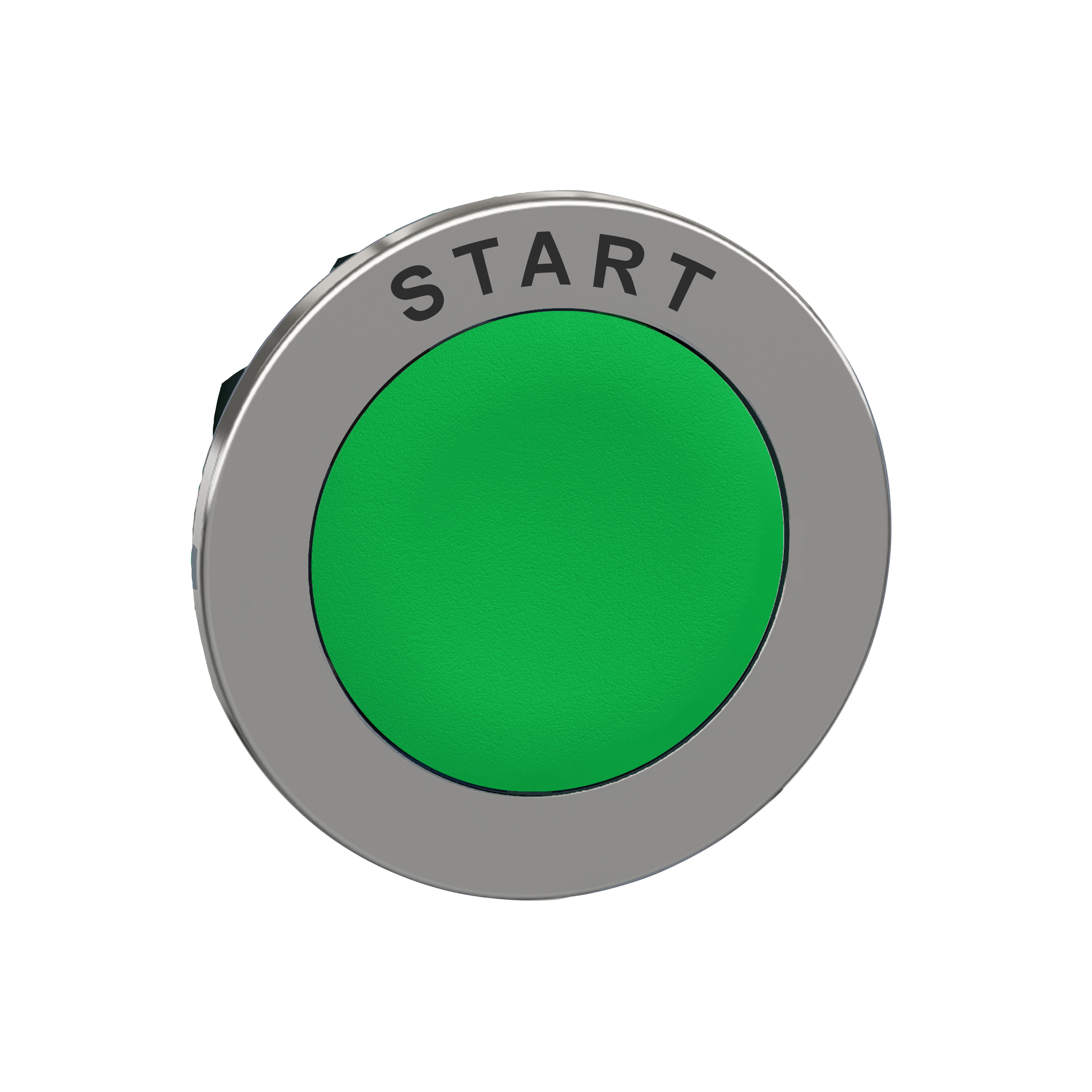 SCHNEIDER ELECTRIC - ghiera per pulsante verde a filo montata a filo marcata START