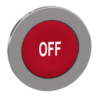 SCHNEIDER ELECTRIC - Testa pulsante rosso filopannello con marcatura OFF