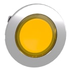 SCHNEIDER ELECTRIC - Testa pulsante giallo filopannello per inserimento etichette- per LED universale- diametro 30