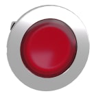 SCHNEIDER ELECTRIC - Testa pulsante luminoso rosso filopannello ad aggancio passo-passo- per LED universale- diametro 30