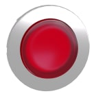 SCHNEIDER ELECTRIC - Testa pulsante luminoso sporgente rosso filopannello ad aggancio passo-passo- per LED universale- diametro 30