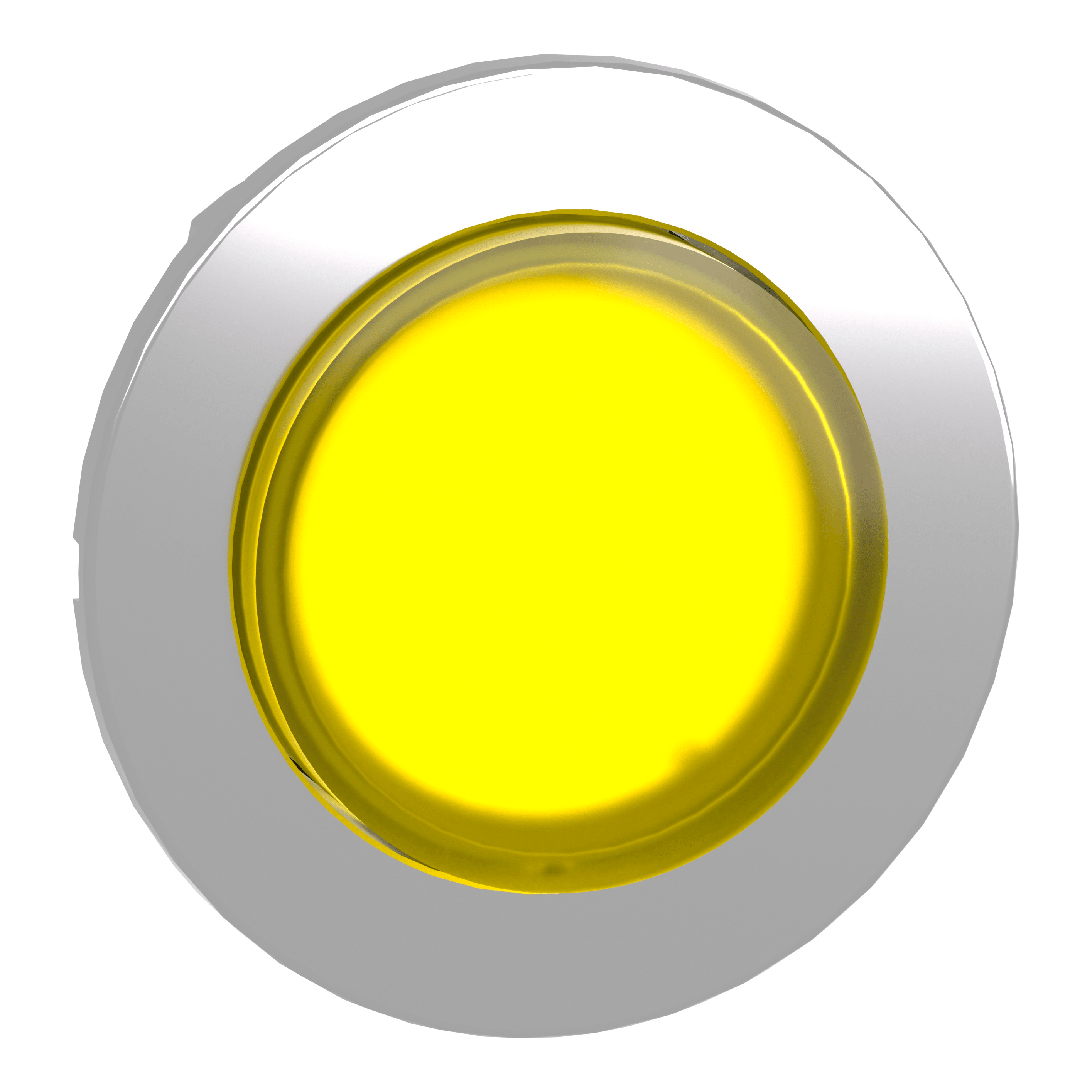 SCHNEIDER ELECTRIC - Testa pulsante luminoso sporgente bianco filopannello ad aggancio passo-passo- per LED universale- diametro 30