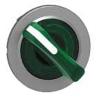 SCHNEIDER ELECTRIC - Testa selettore luminoso verde filopannello 2 posizioni con ritorno- per LED universale- diametro 30