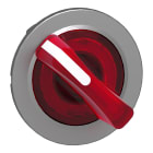 SCHNEIDER ELECTRIC - Testa selettore luminoso rosso filopannello 2 posizioni con ritorno- per LED universale- diametro 30