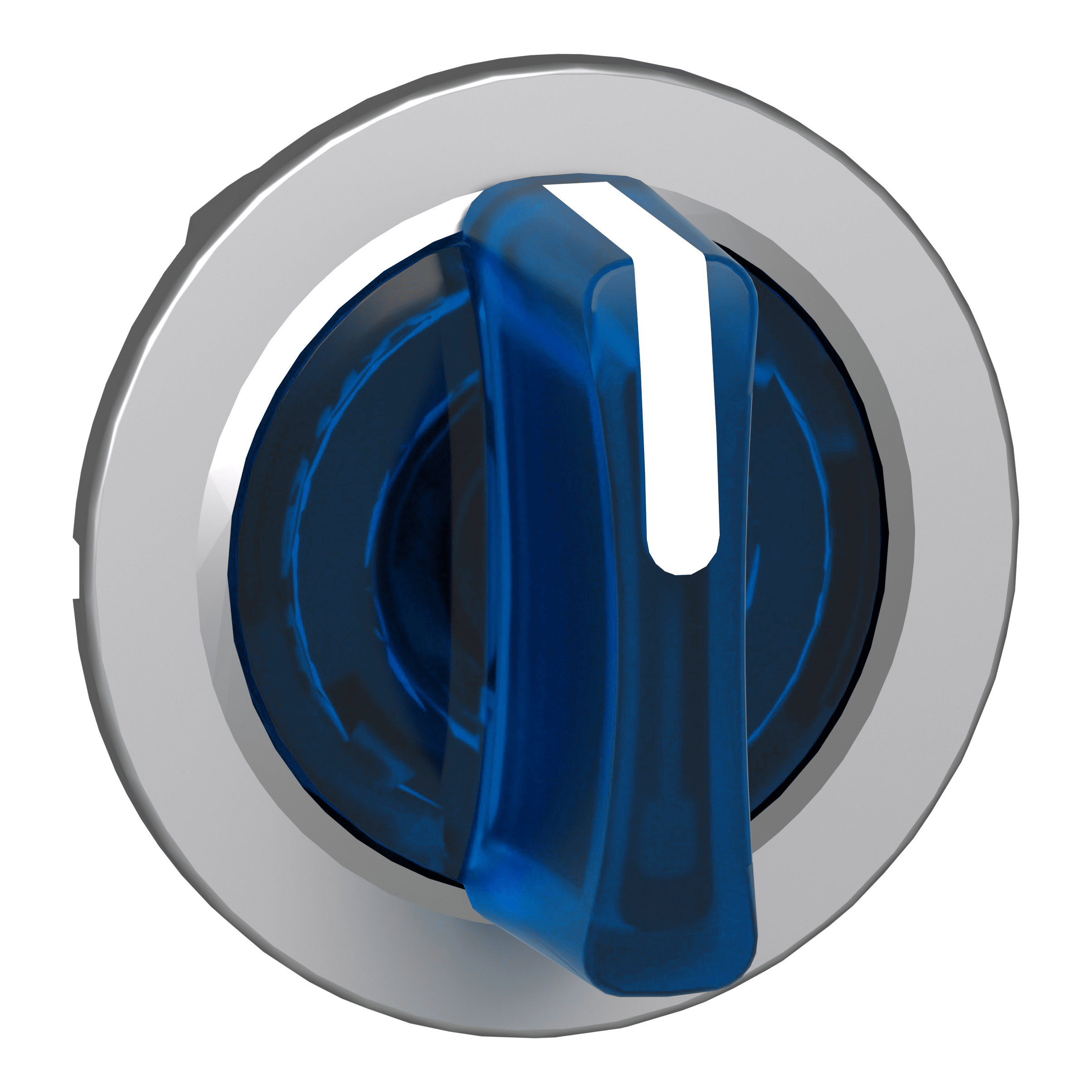 SCHNEIDER ELECTRIC - Testa selettore luminoso blu filopannello 3 posizioni fisse - per LED universale- diametro 30