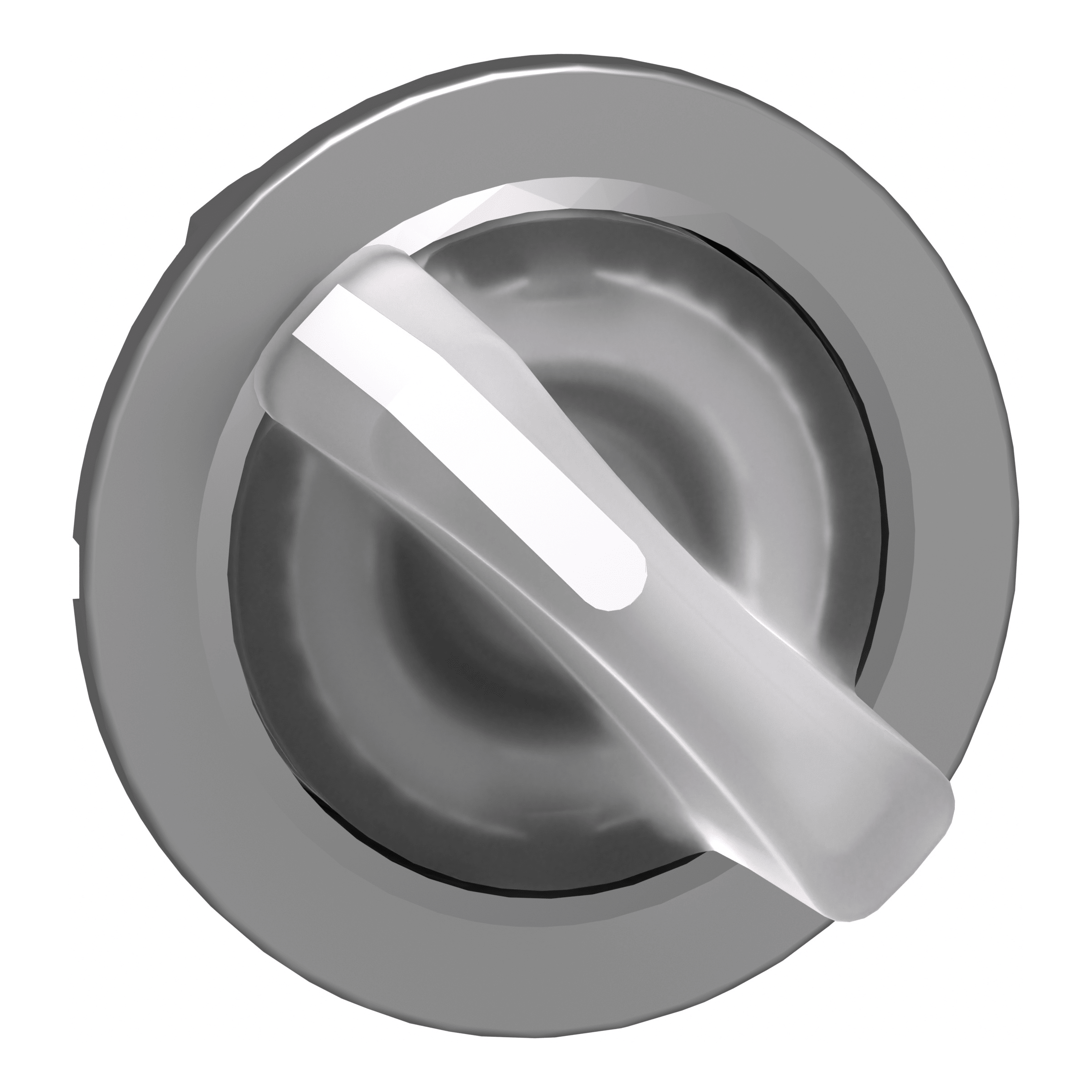 SCHNEIDER ELECTRIC - Testa selettore luminoso bianco filopannello 2 posizioni con ritorno- per LED universale- diametro 30