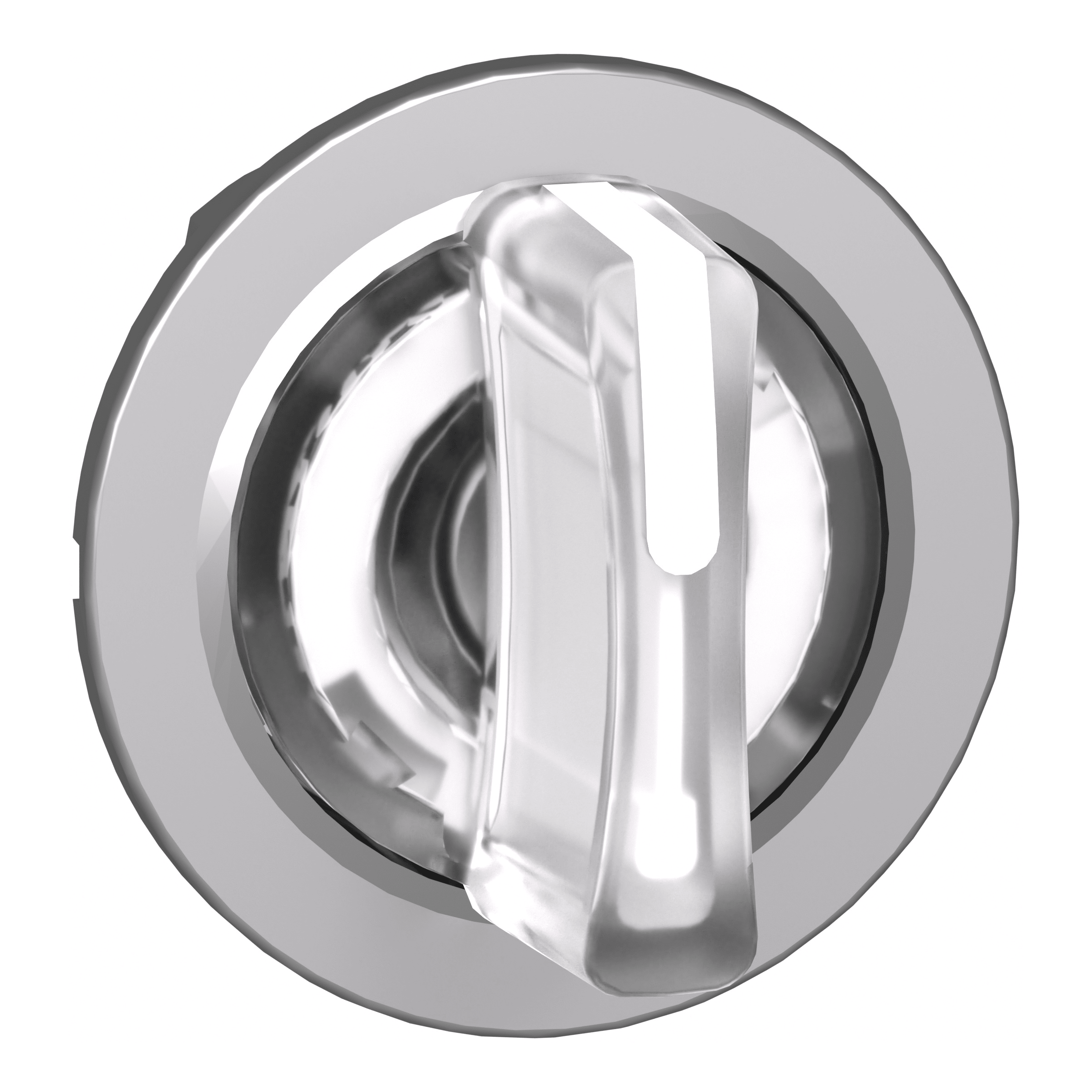 SCHNEIDER ELECTRIC - Testa selettore luminoso bianco filopannello 3 pos.ritorno da sinistra al centro- per LED universale- diametro 30