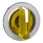 SCHNEIDER ELECTRIC - Testa selettore luminoso giallo filopannello 3 pos.ritorno da sinistra al centro - per LED universale- diametro 30