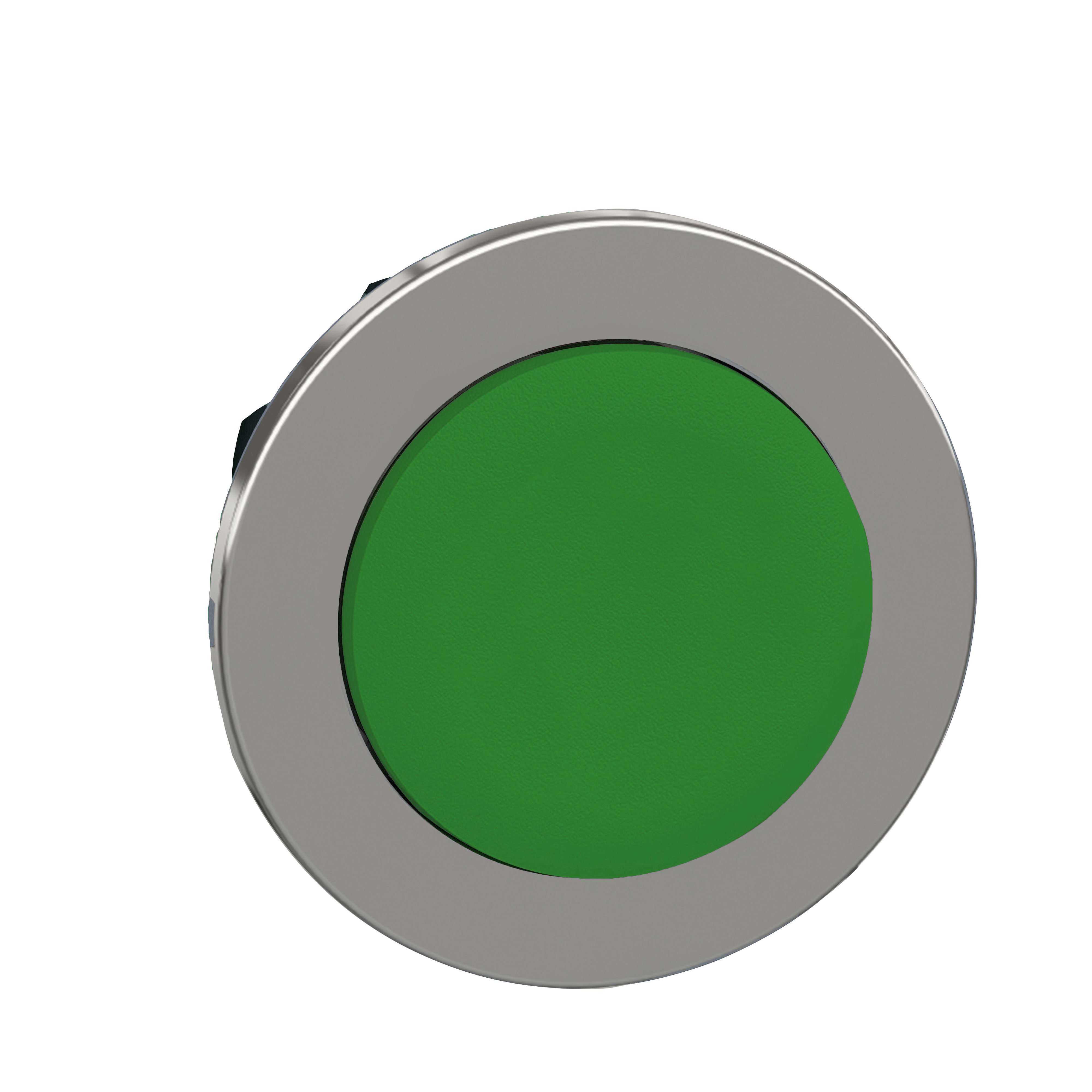 SCHNEIDER ELECTRIC - Testa pulsante sporgente verde filopannello