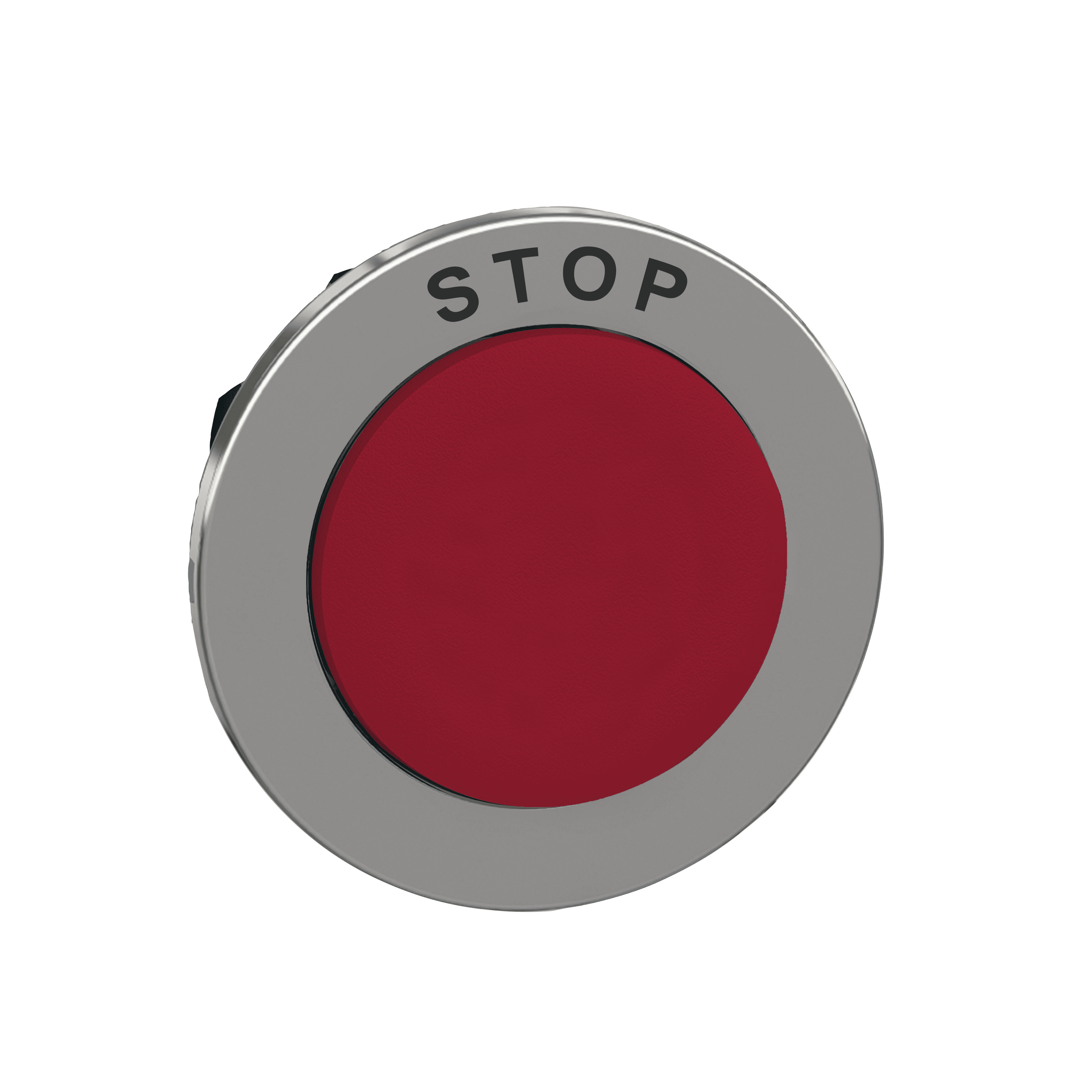 SCHNEIDER ELECTRIC - ghiera pulsante sporgente rossa montata a filo contrassegnata STOP