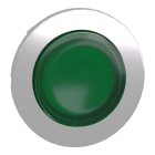 SCHNEIDER ELECTRIC - Testa pulsante luminoso sporgente verde filopannello- per LED universale- diametro 30