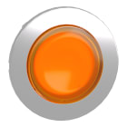 SCHNEIDER ELECTRIC - Testa pulsante luminoso sporgente arancione filopannello- per LED universale- diametro 30