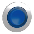 SCHNEIDER ELECTRIC - Testa pulsante luminoso sporgente blu filopannello- per LED universale- diametro 30