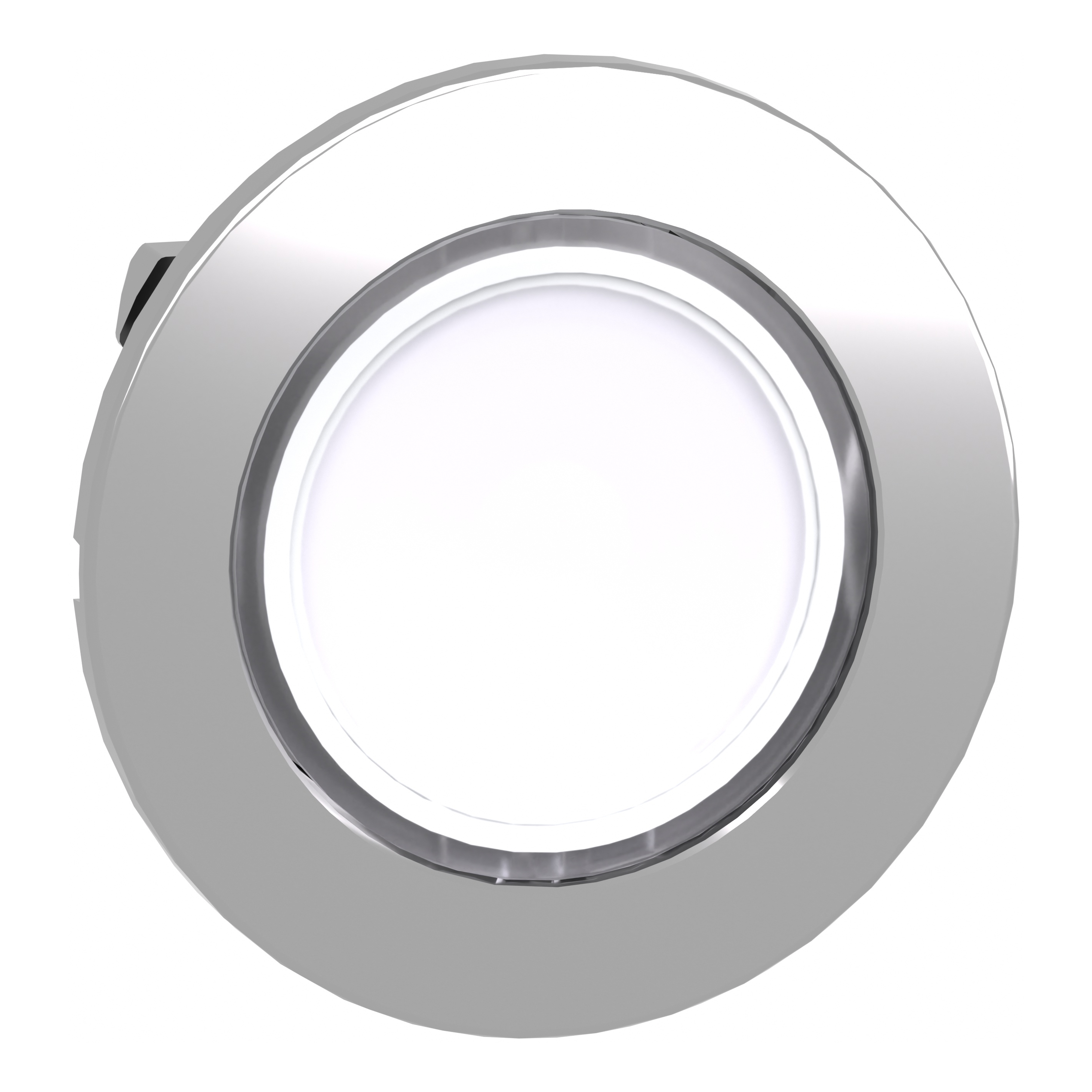 SCHNEIDER ELECTRIC - Testa pulsante luminoso bianco filopannello - per LED universale- diametro 30