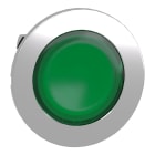 SCHNEIDER ELECTRIC - Testa pulsante luminoso verde filopannello- per LED universale- diametro 30