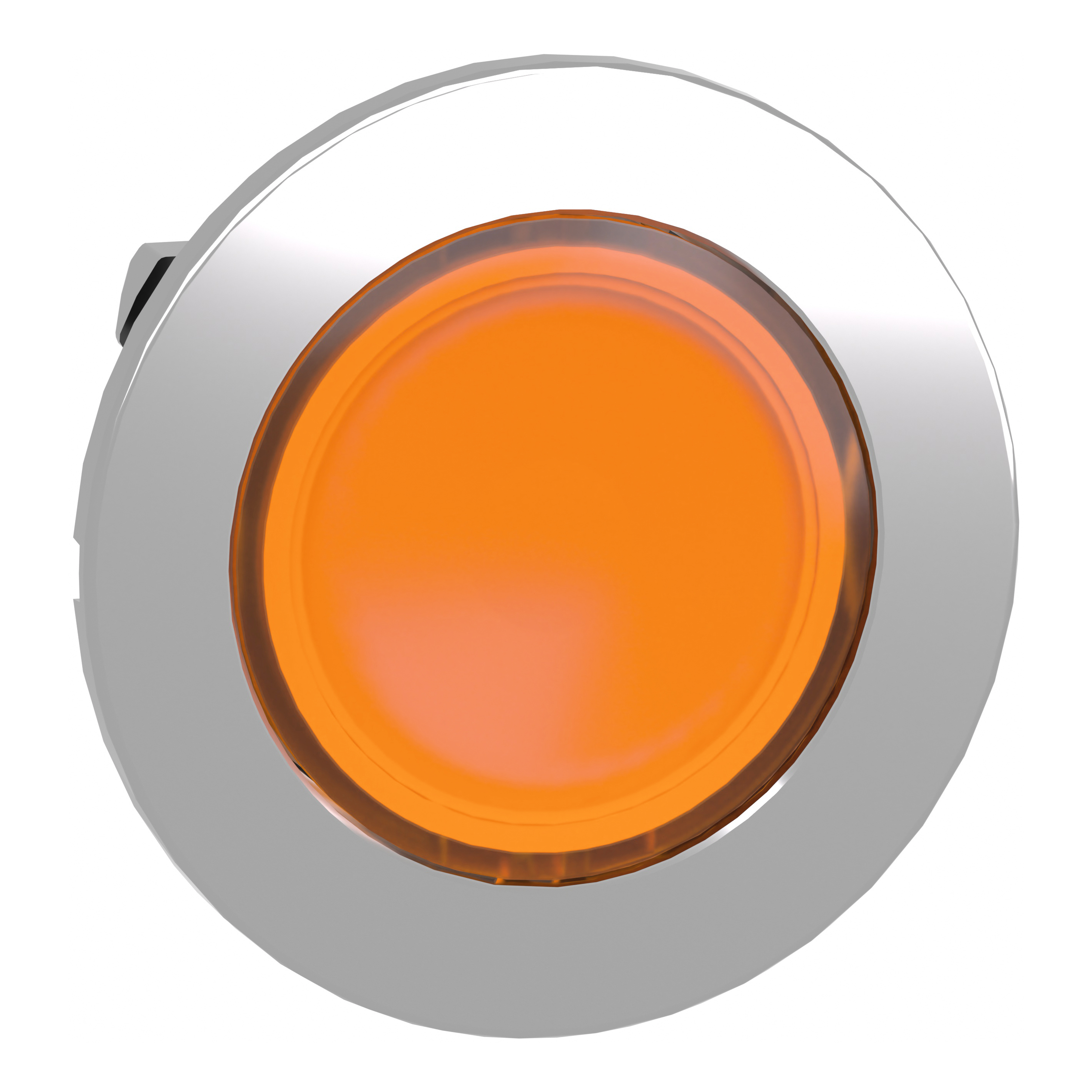 SCHNEIDER ELECTRIC - Testa pulsante luminoso arancione filopannello- per LED universale-diametro 30