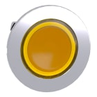 SCHNEIDER ELECTRIC - Testa pulsante luminoso giallo filopannello- per LED universale- diametro 30