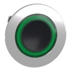 SCHNEIDER ELECTRIC - Testa pulsante con anello luminoso verde filopannello- per LED universale- diametro 30