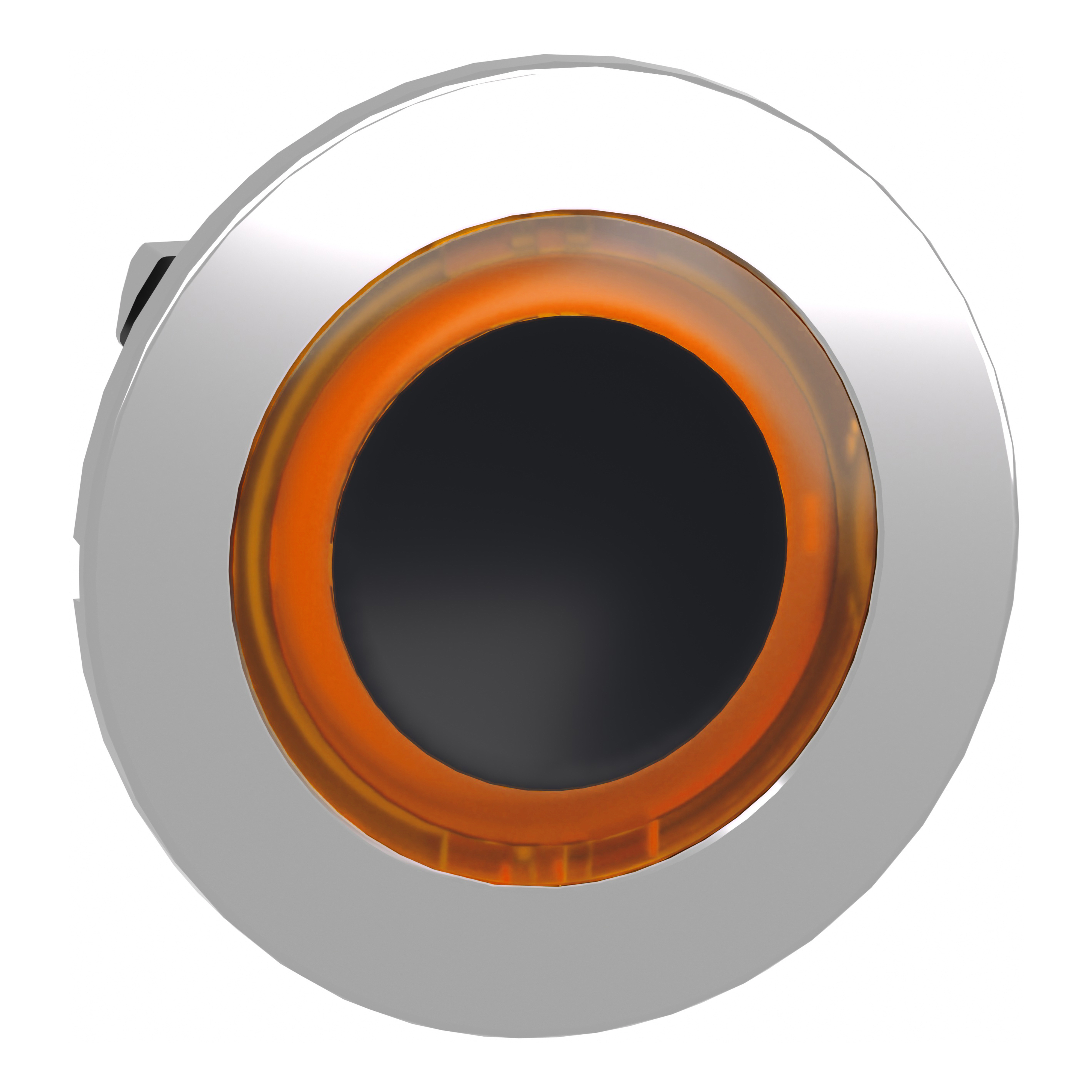 SCHNEIDER ELECTRIC - Testa pulsante con anello luminoso arancione filopannello- per LED universale- diametro 30