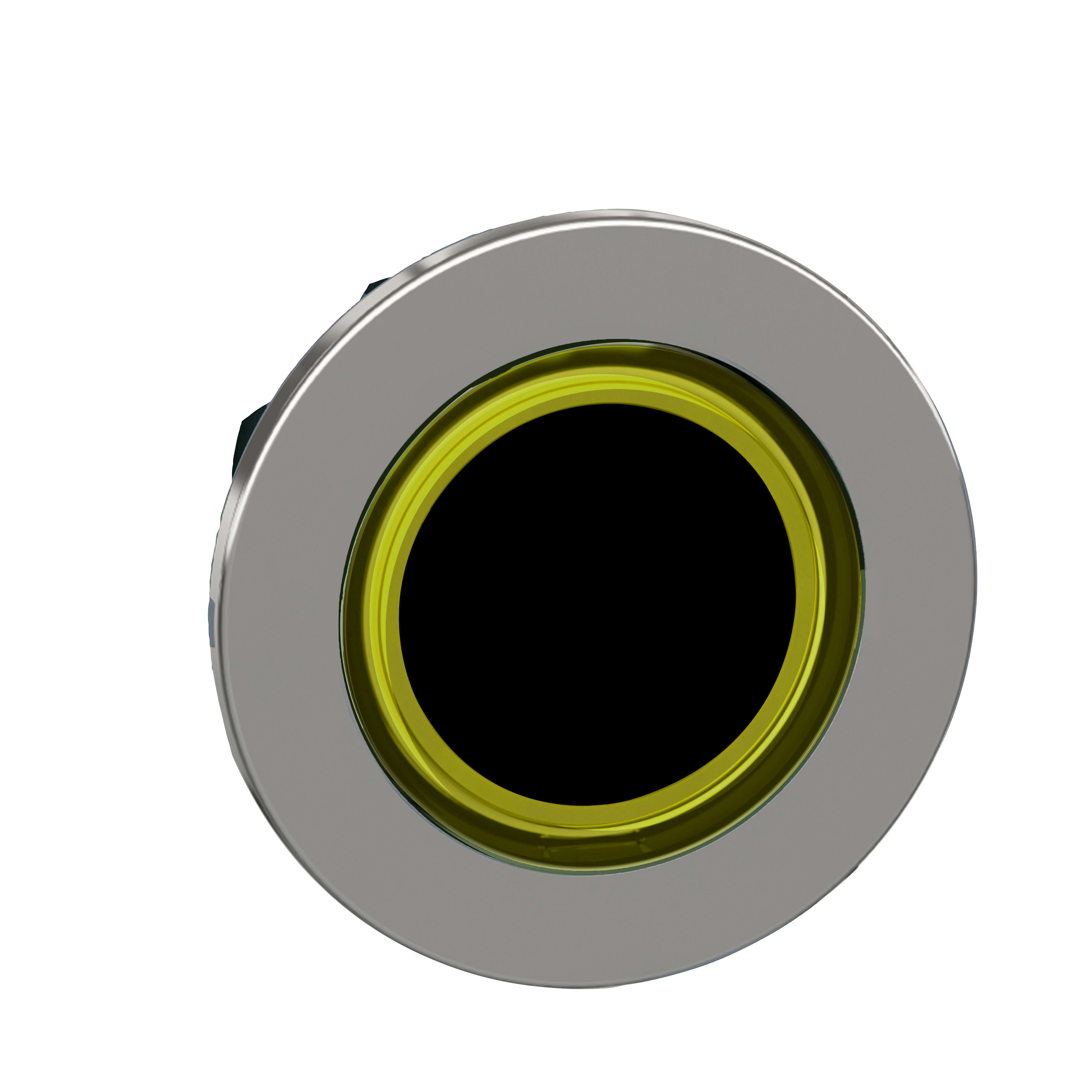 SCHNEIDER ELECTRIC - Testa pulsante luminoso con anello luminoso giallo filopannello- per LED universale- diametro 30