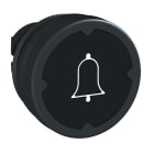 SCHNEIDER ELECTRIC - Testa pulsante - nero - con etichetta
