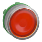 SCHNEIDER ELECTRIC - Testa pulsante luminoso giallo ghiera grigia- per LED universale- diametro 22