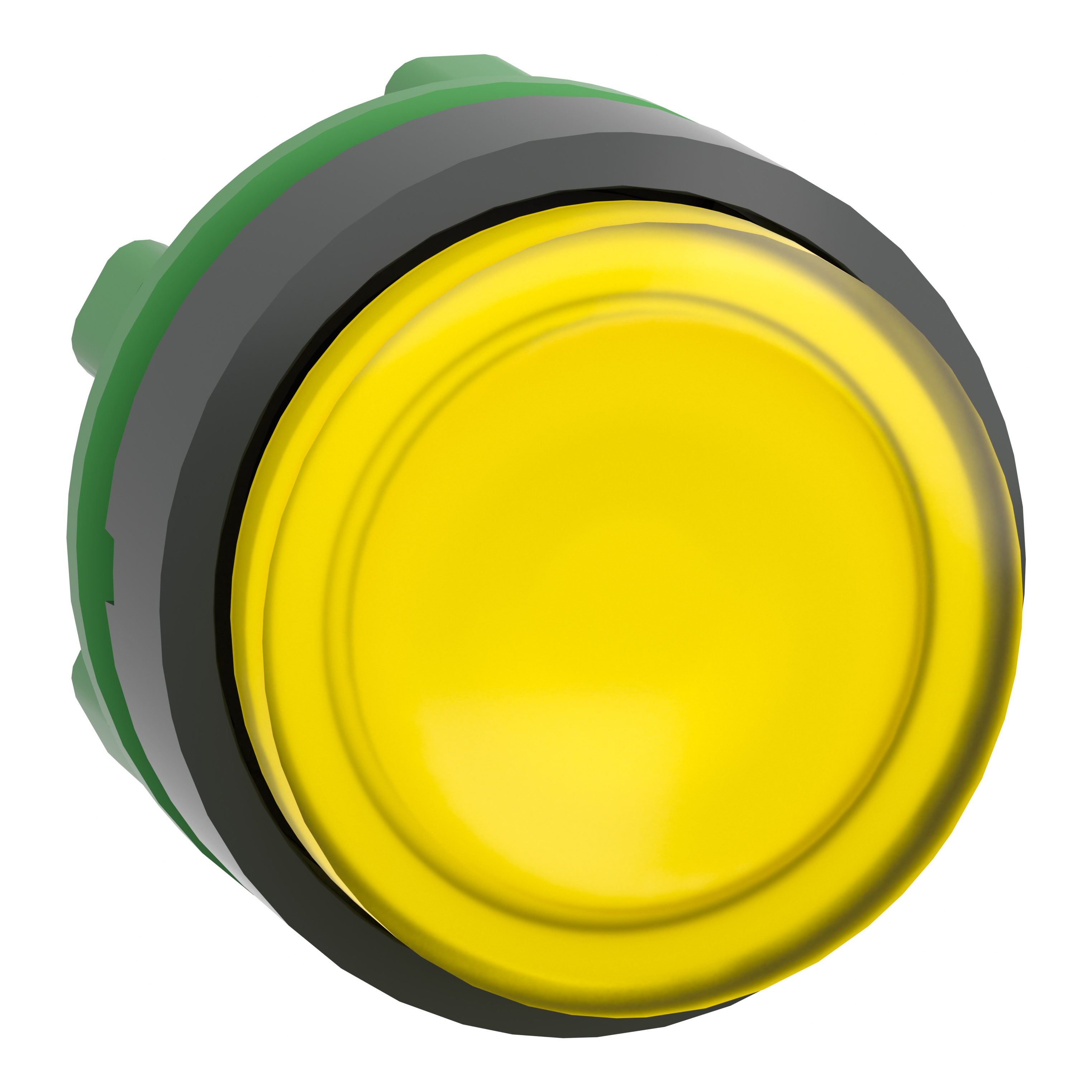 SCHNEIDER ELECTRIC - Testa pulsante luminoso giallo led diametro 22