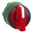 SCHNEIDER ELECTRIC - Testa selettore luminoso - 3 posiz. diametro 22 - rosso- per LED universale