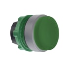 SCHNEIDER ELECTRIC - Testa pulsante verde ghiera grigia