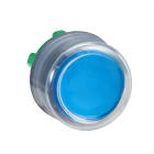 SCHNEIDER ELECTRIC - Testa pulsante diametro 22 blu - sporgente - senza marcatura