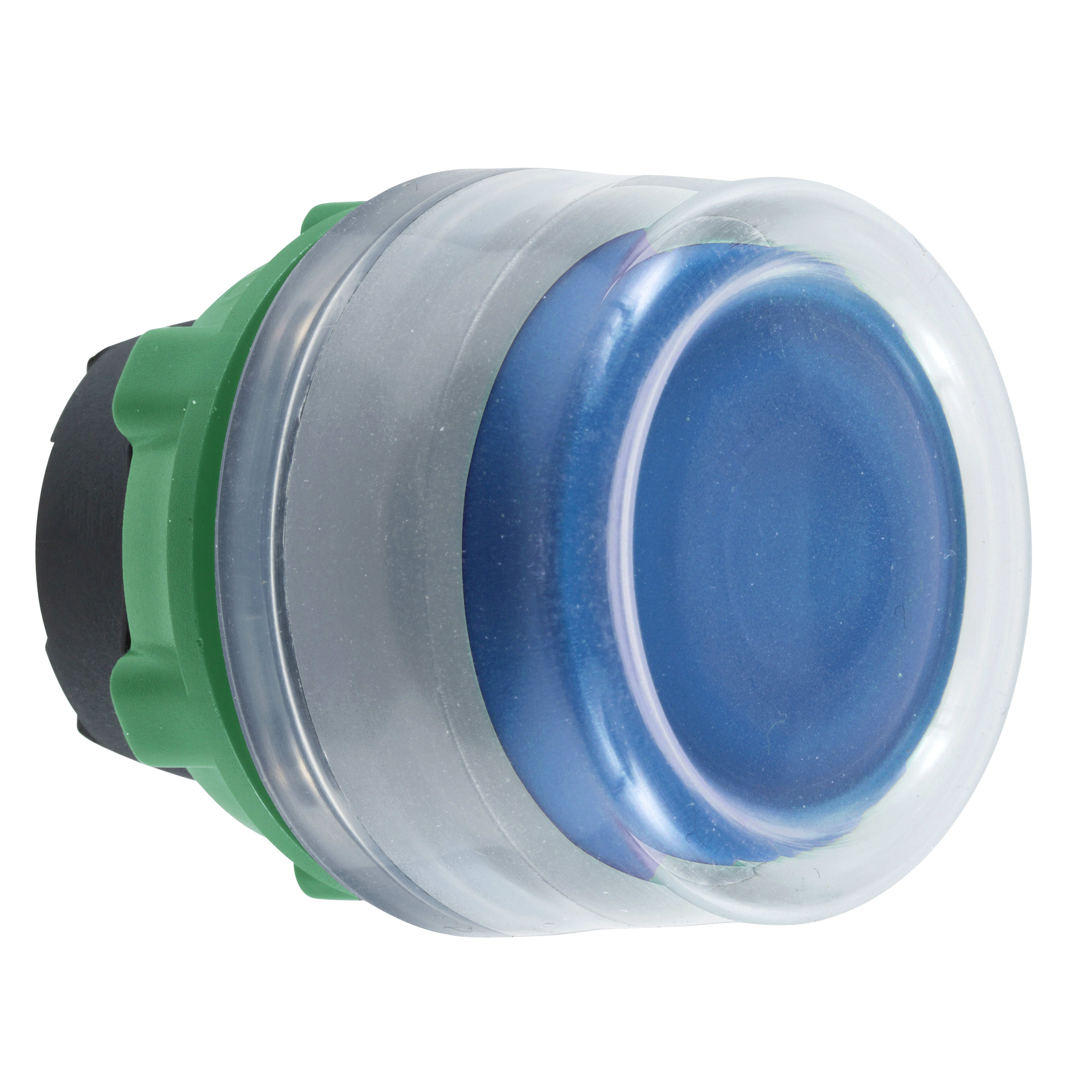 SCHNEIDER ELECTRIC - Testa pulsante blu con cappuccio grigio